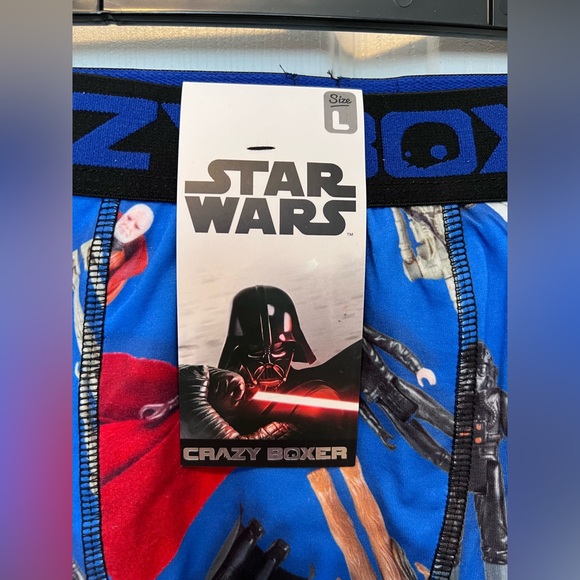 StarWars Men’s Boxers by Crazy Boxer Sz LRG (36-38) NWT - Picture 11 of 13